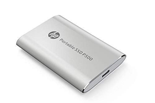 HP ポータブルSSD 500GB P500 【PlayStation4 動作確認済】Silver 耐衝撃/軽量/コンパクト USB3.1(Gen2) 3年保証 7PD55AA#UUF