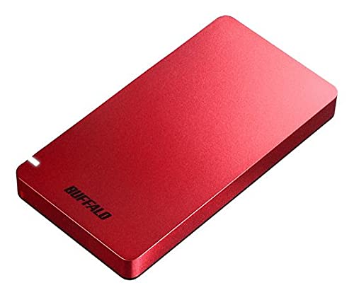 バッファロー SSD-PGM960U3-R USB3.2(Gen2) ポータブルSSD 960GB レッド