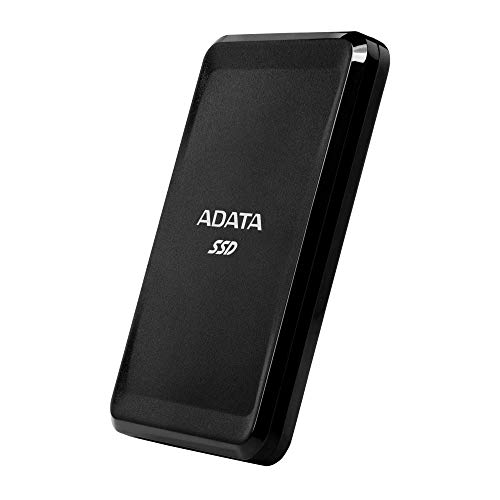 ADATA エントリー SC685 シリーズ: 500GB ブラック 外部 SSD USB 3.2 Gen 2 Type-C Xbox とPS4に対応 (ASC685-500GU32G2-CBK)