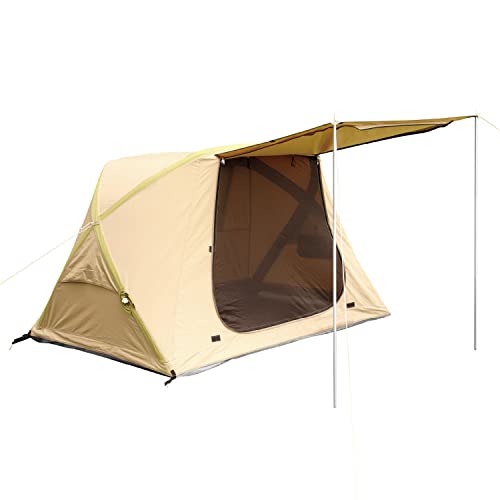onefort テント 2人用 軽量 海 簡易テント 耐水圧 通気性 2重層 簡単設営 テント ピクニック アウトドア お花見 防災 キャンプ 組み立て